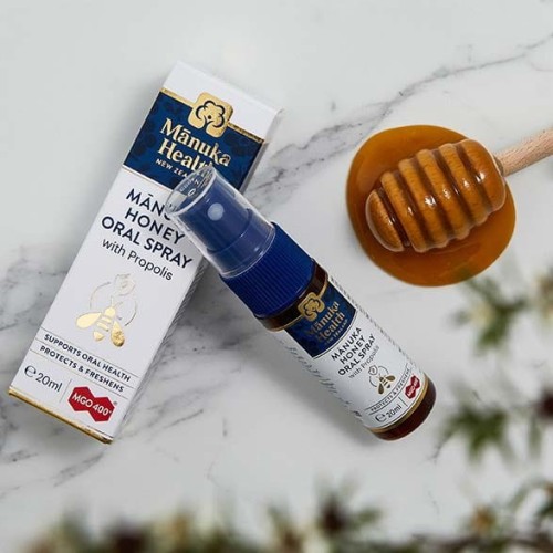 Spray doustny z Miodem Manuka MGO 400+ i Propolisem BIO 30 20ml Manuka Health