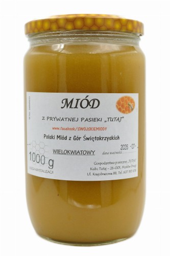 Miód wielokwiatowy 1kg Swojskie Miody 