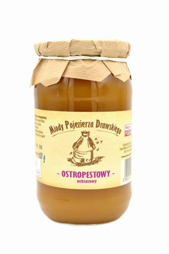 Miód ostropestowy 1100g Pojezierze Drawskie  