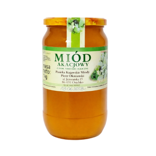 Miód akacjowy 1kg Kujawskie Miody 