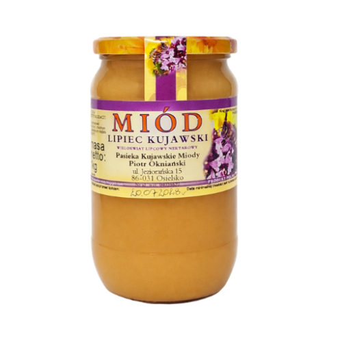 Miód lipiec kujawski 1kg Kujawskie Miody