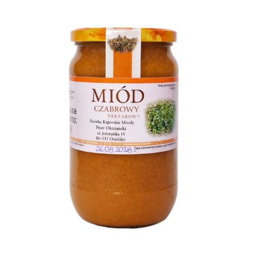 Miód cząbrowy 1kg Kujawskie Miody