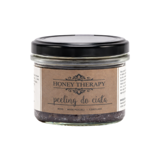 Peeling do ciała z miodem i woskiem Czekolada 250g Łysoń