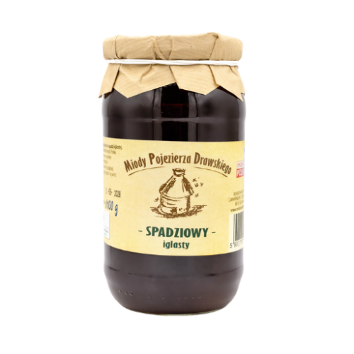 Miód spadziowy iglasty 1100g Pojezierze Drawskie    