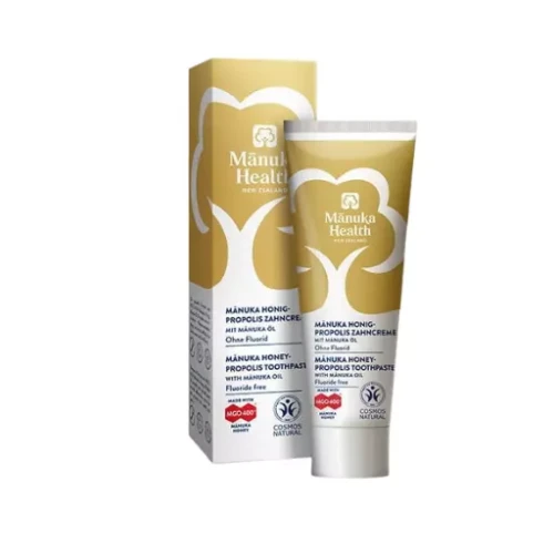 Pasta do zębów z miodem Manuka 400+, propolisem i olejkiem manuka 75ml MH  - bez fluoru