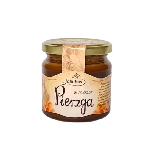 Pierzga mielona w miodzie 230g Jakubiec