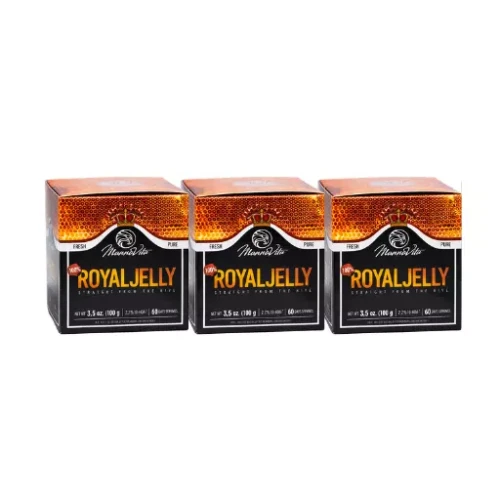 ZESTAW 3x 100% Mleczko Pszczele 2,2% 10-HDA 100g MannaVita