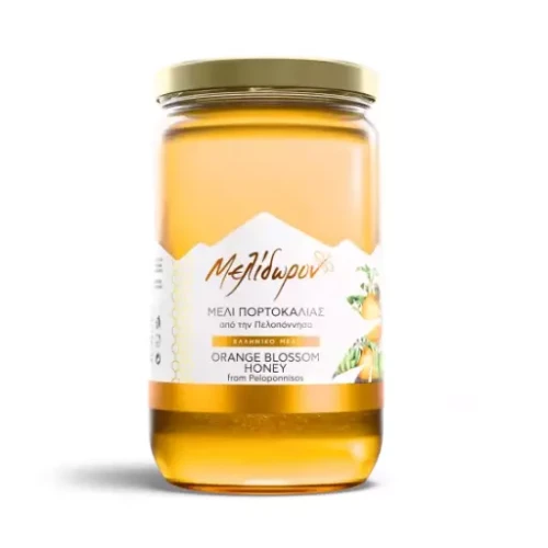 Grecki miód z kwiatów Pomarańczy 950g Melidoron