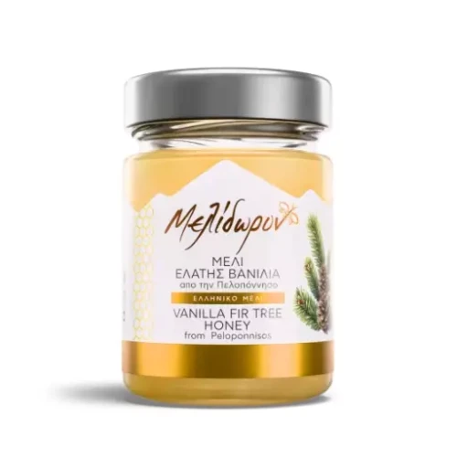 Grecki miód jodłowy waniliowy 450g Melidoron 