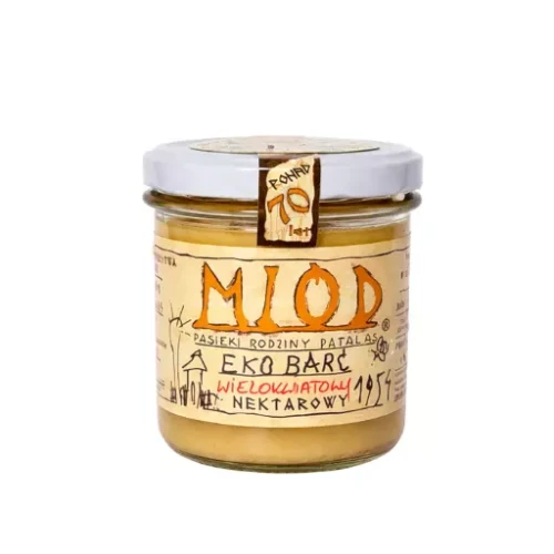 Miód wielokwiatowy 380g Eko-Barć