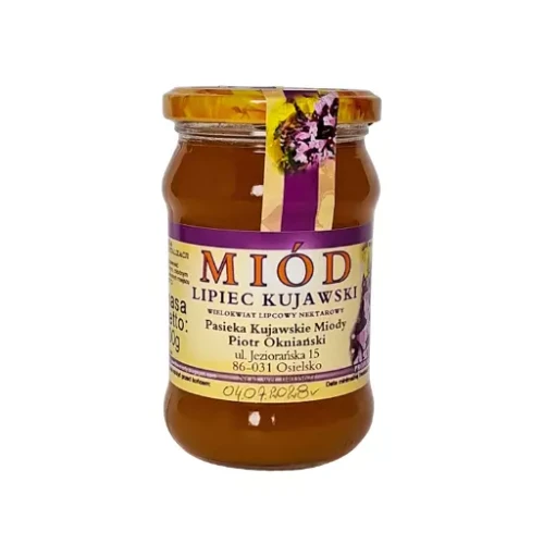 Miód lipiec kujawski 400g Kujawskie Miody