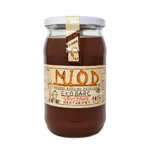 Miód gryczany 1kg Eko-Barć