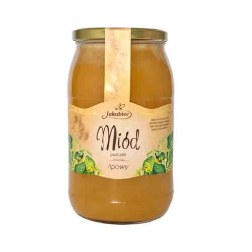 Miód lipowy 1200g Jakubiec