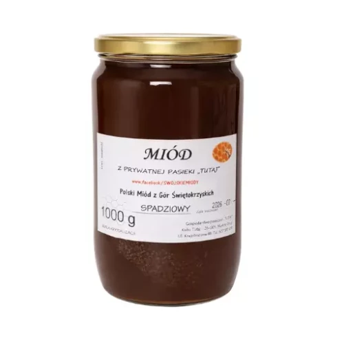 Miód spadziowy 1000g Pasieka Swojskie Miody