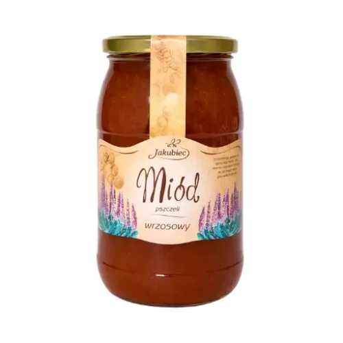 Miód wrzosowy 1200g Jakubiec