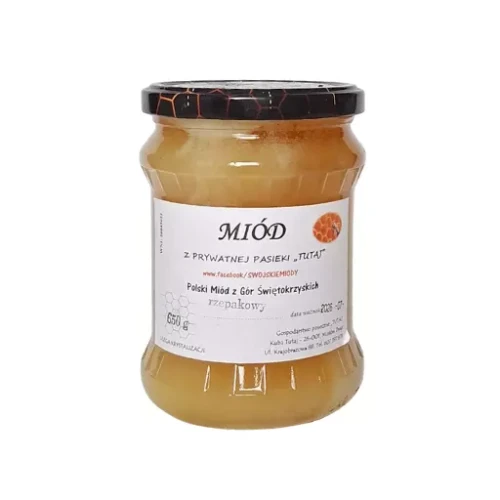 Miód Rzepakowy  650g Pasieka Swojskie Miody