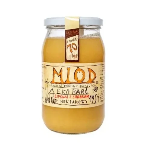 Miód łąkowy z chabrami 1000g Eko-Barć