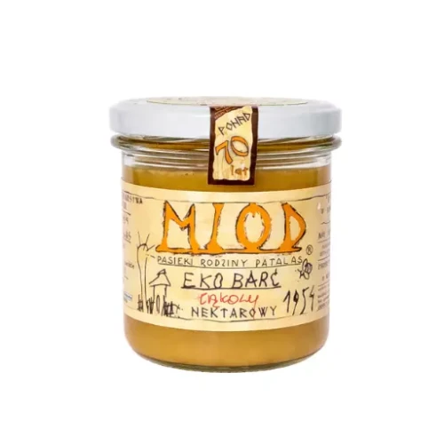 Miód łąkowy BIO 380g Eko-Barć