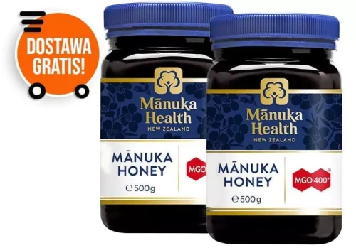 Zestaw 2 x Miód Manuka MGO 400+ 500g Manuka Health