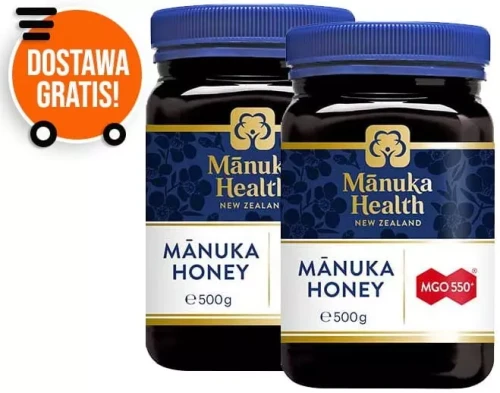Zestaw 2 x Miód Manuka MGO 550+ 500g Manuka Health
