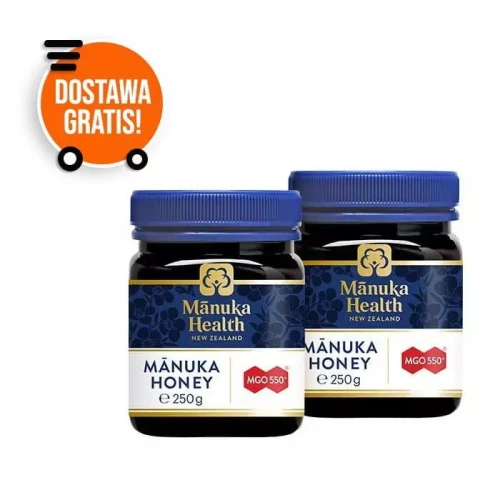 Zestaw 2x Miód Manuka MGO™ 550+ 250g Manuka Health