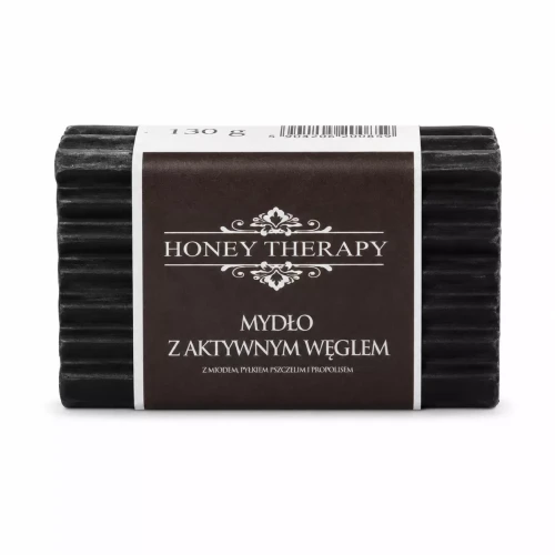 Mydło miodowe z aktywnym węglem, pyłkiem i propolisem 130g