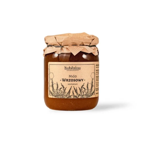 Miód wrzosowy 650g Pasieka Skarby Roztocza
