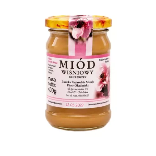 Miód wiśniowy 400g Kujawskie Miody
