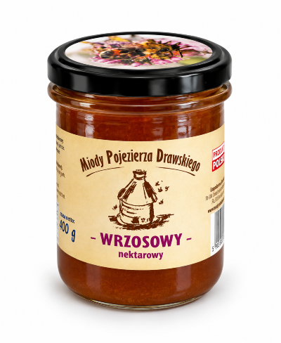 Miód wrzosowy 400g Pojezierze Drawskie 