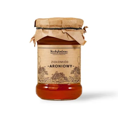 Ziołomiód Aroniowy 370g Pasieka Skarby Roztocza 