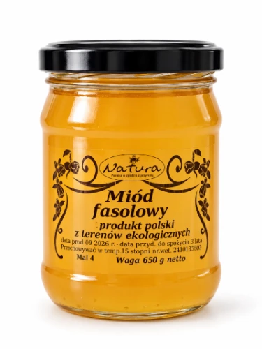 Miód fasolowy 650g Pasieka Natura