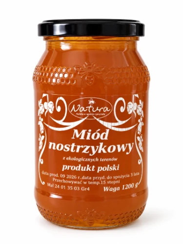 Miód nostrzykowy 1,2kg Pasieka Natura