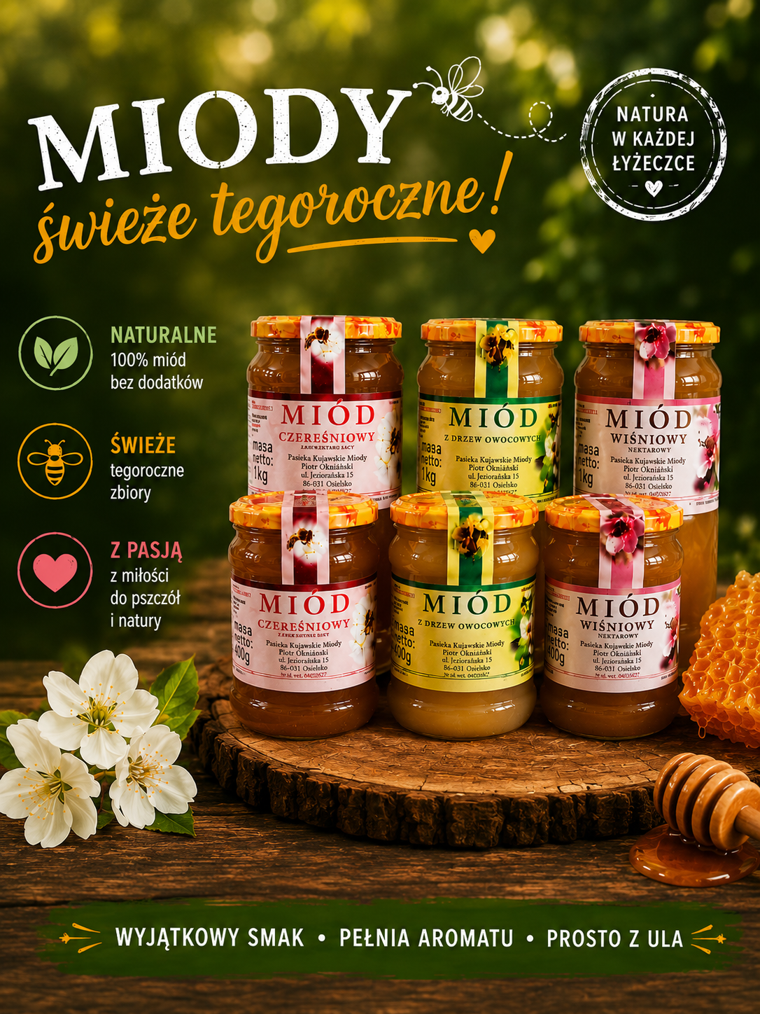 Nowe miody sezon 2026 swiatmiodow.pl