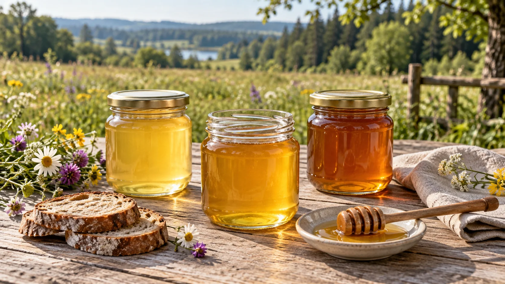 Miód łąkowy, leśny i wielokwiatowy — jak rozumieć te nazwy?