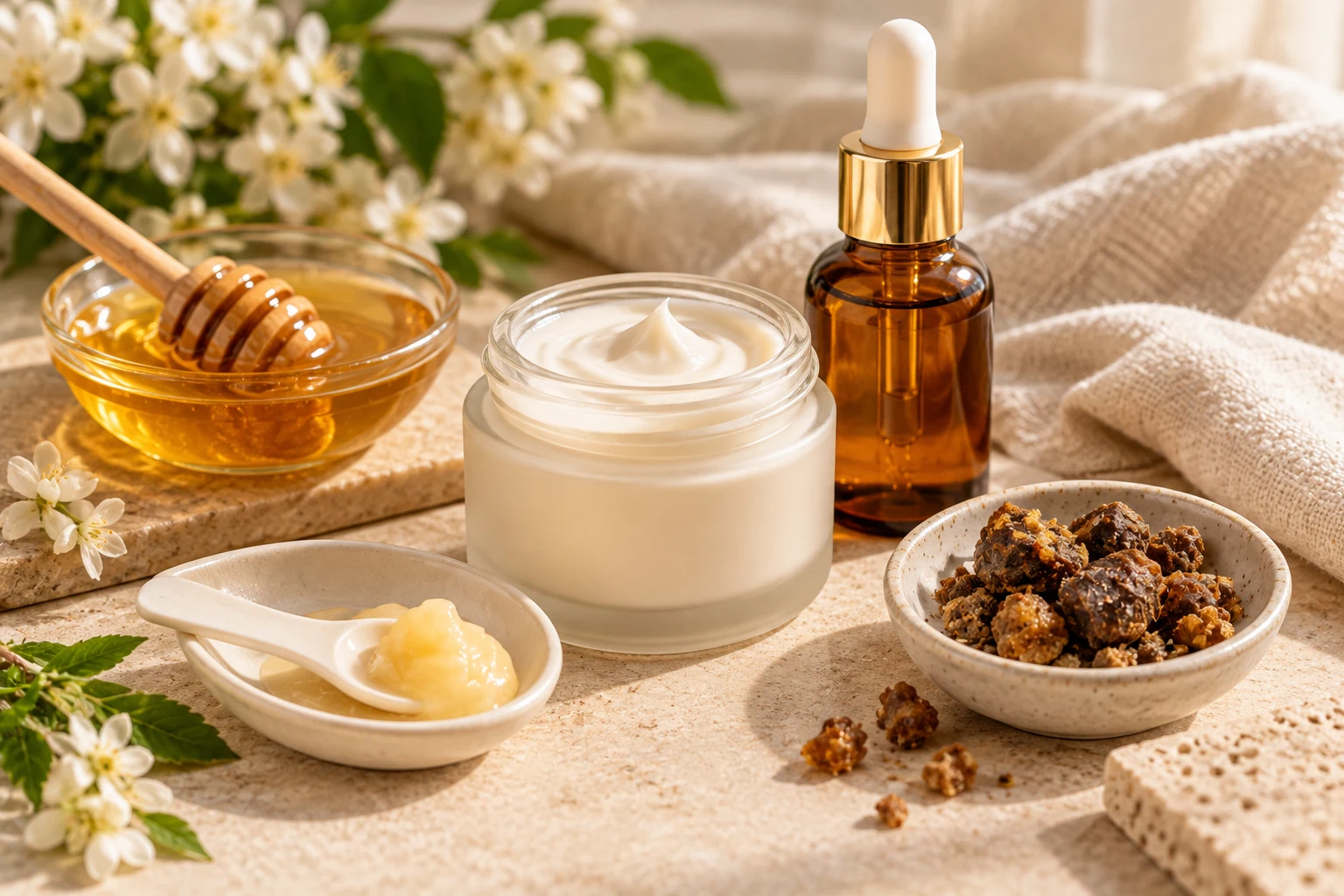 Miód, propolis i mleczko pszczele w kosmetykach — jak czytać skład INCI?